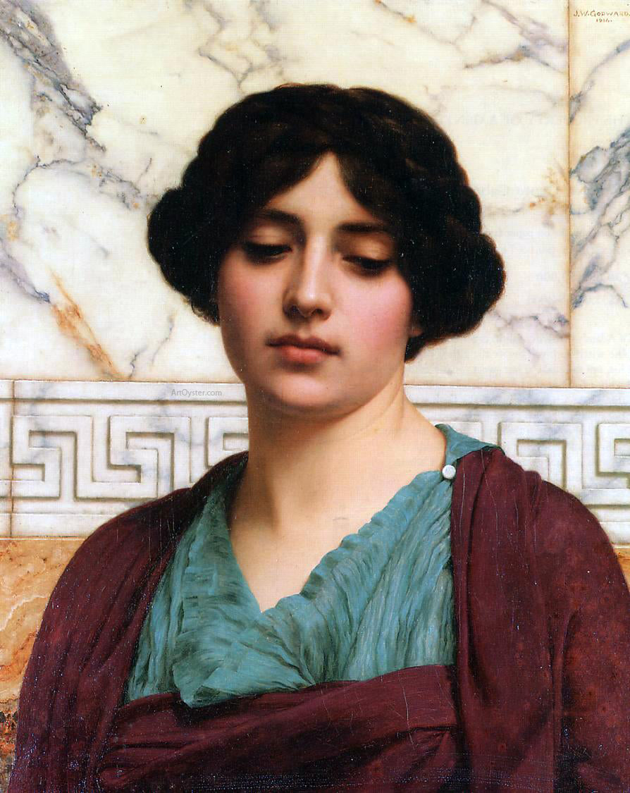  John William Godward Stesicrate - Canvas Print