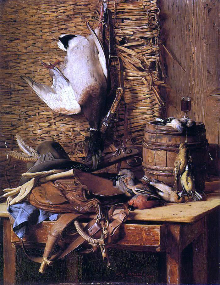  Fritz Mikesch Still Life, A Hunter's Bounty - Canvas Print