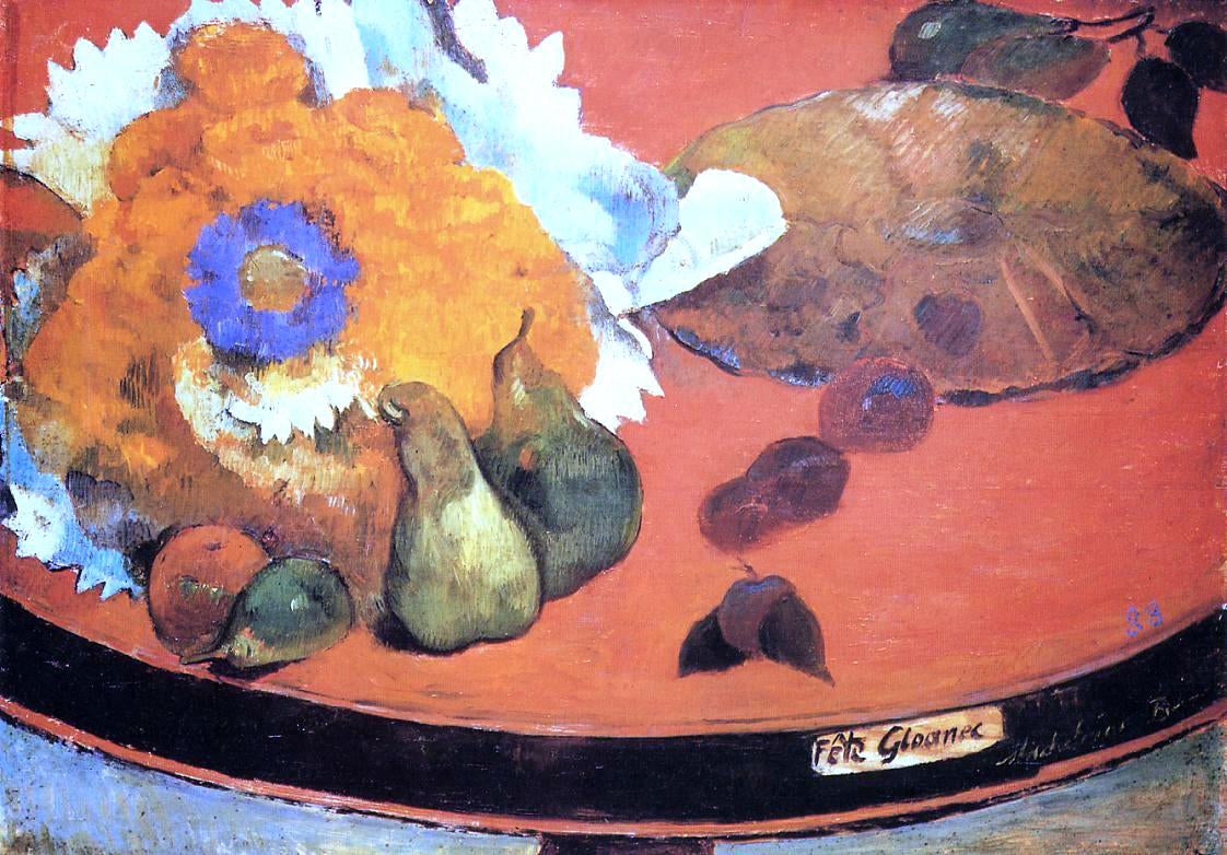  Paul Gauguin Still Life, Fete Gloanec - Canvas Print