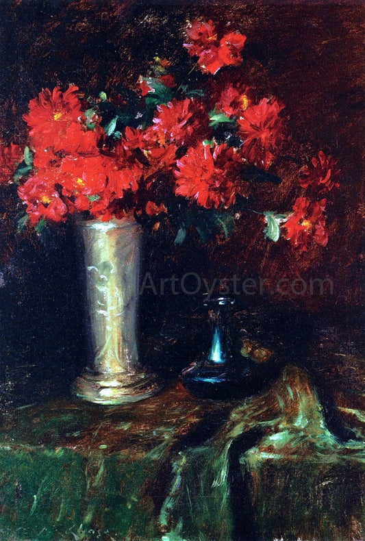  William Merritt Chase Still Life: Flowers - Canvas Print