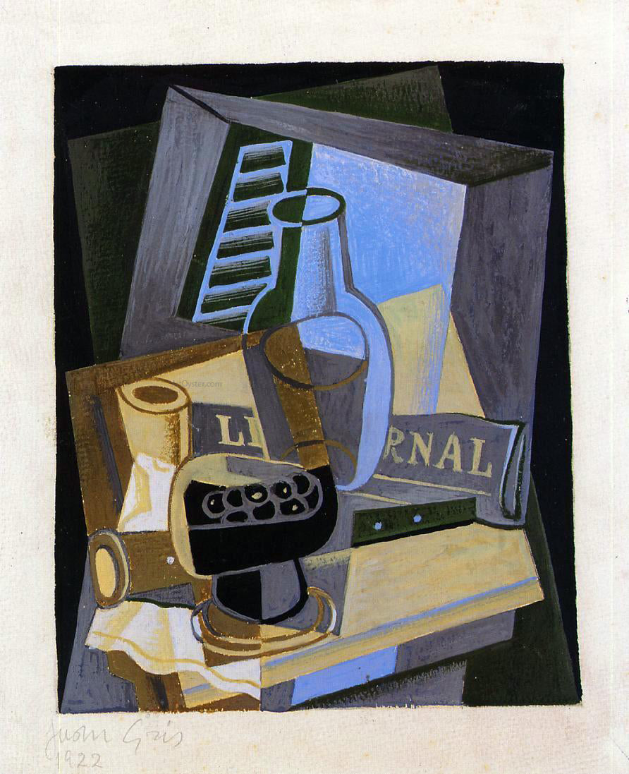  Juan Gris Still Life in Front of the Window - Canvas Print
