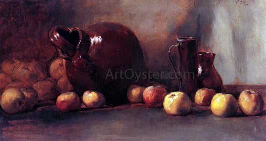  Guy Orlando Rose Still LIfe: Jug with Fruit - Canvas Print