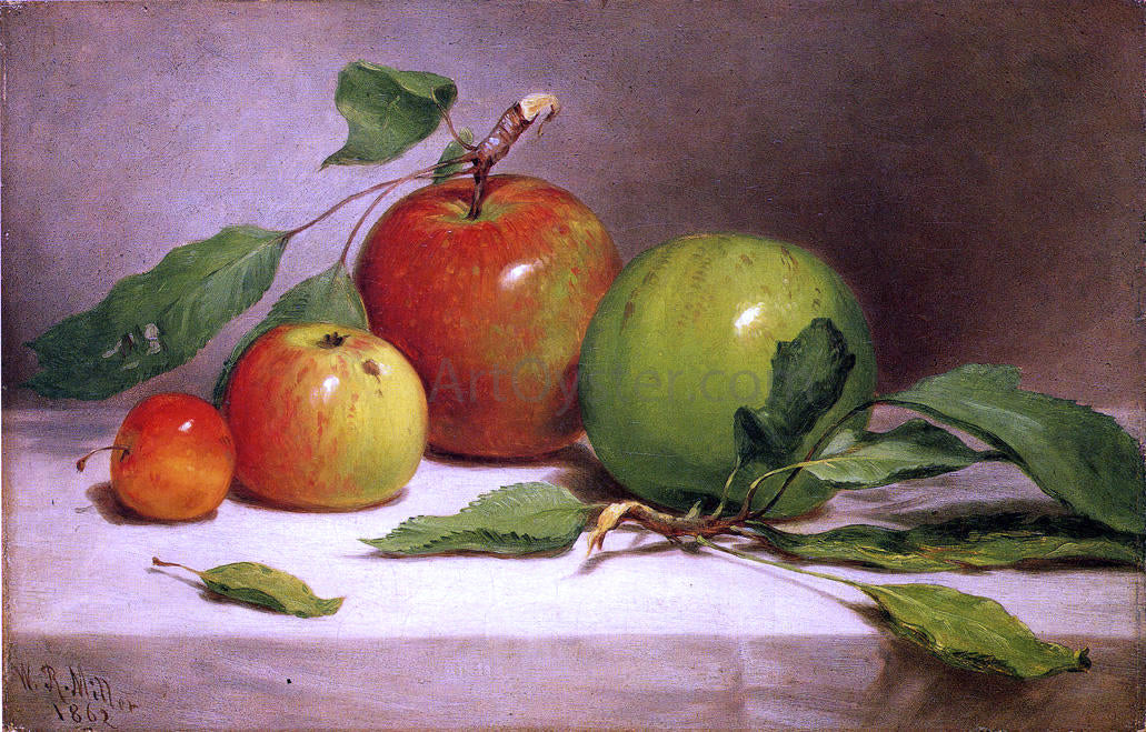  William Rickarby Miller Still Life - Study of Apples - Canvas Print