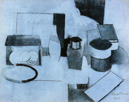  Roger De la Fresnaye Still Life, Tin of Tea and Pot of Tobacco - Canvas Print