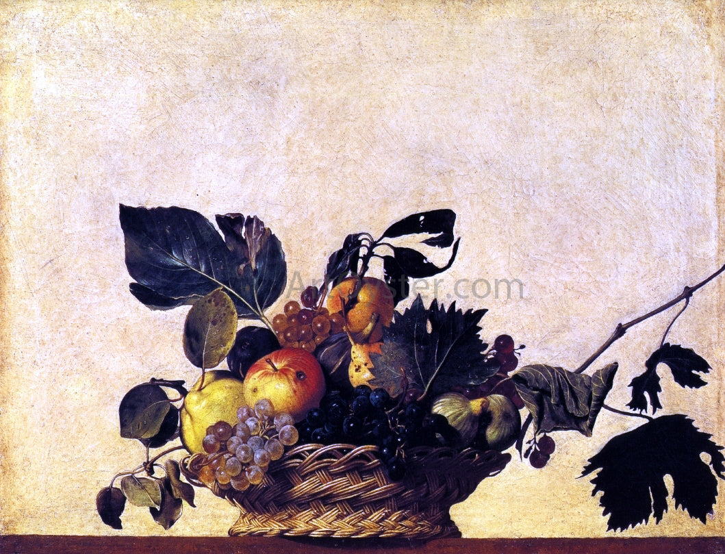  Caravaggio Still Life with a Basket of Fruit - Canvas Print