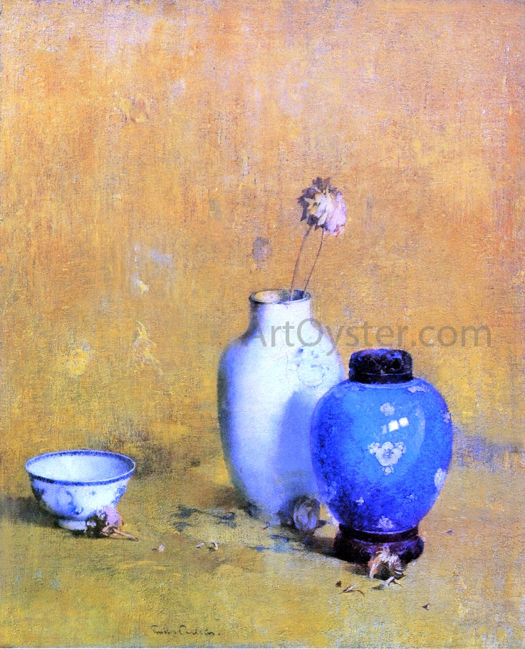  Emil Carlsen Still LIfe with Chinese Porcelain - Canvas Print