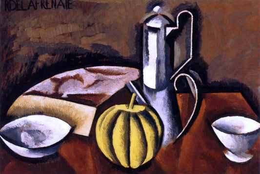  Roger De la Fresnaye Still Life with Coffee Pot and Melon - Canvas Print