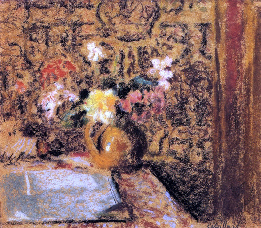  Edouard Vuillard Still Life with Flowers - Canvas Print