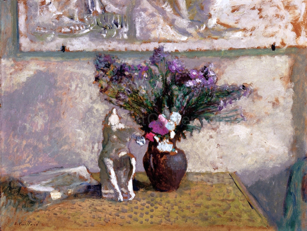  Edouard Vuillard Still Life with "Leda" - Canvas Print