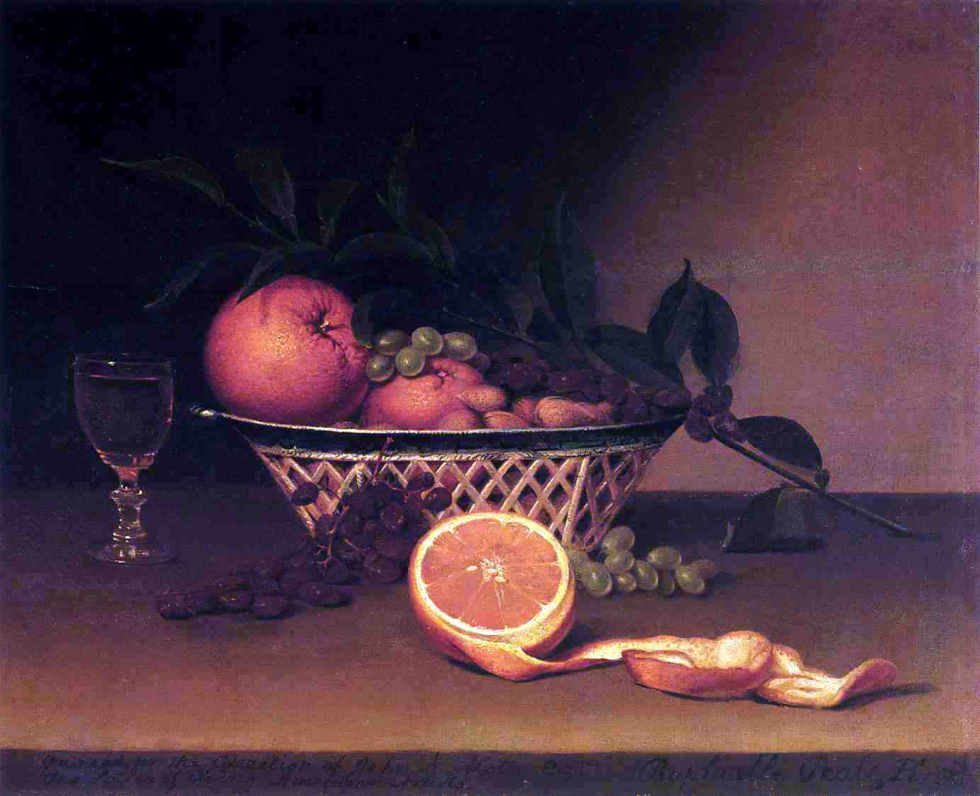  Raphaelle Peale Still Life with Oranges - Canvas Print