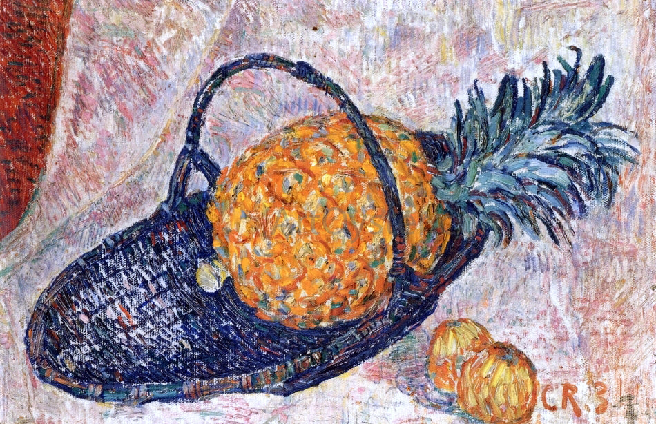  Christian Rohlfs Still Life with Pineapple - Canvas Print