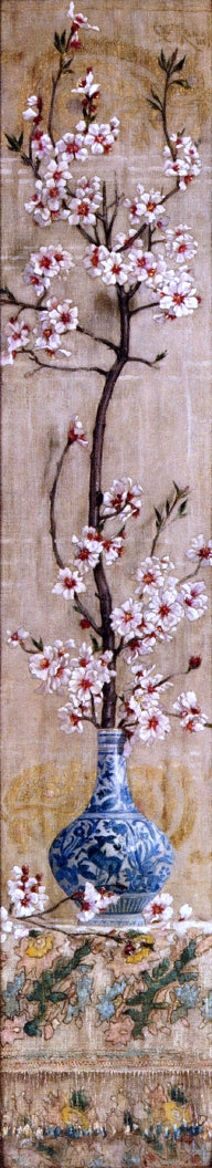  Charles Caryl Coleman Still Life with Plum Blossoms in an Oriental Vase - Canvas Print