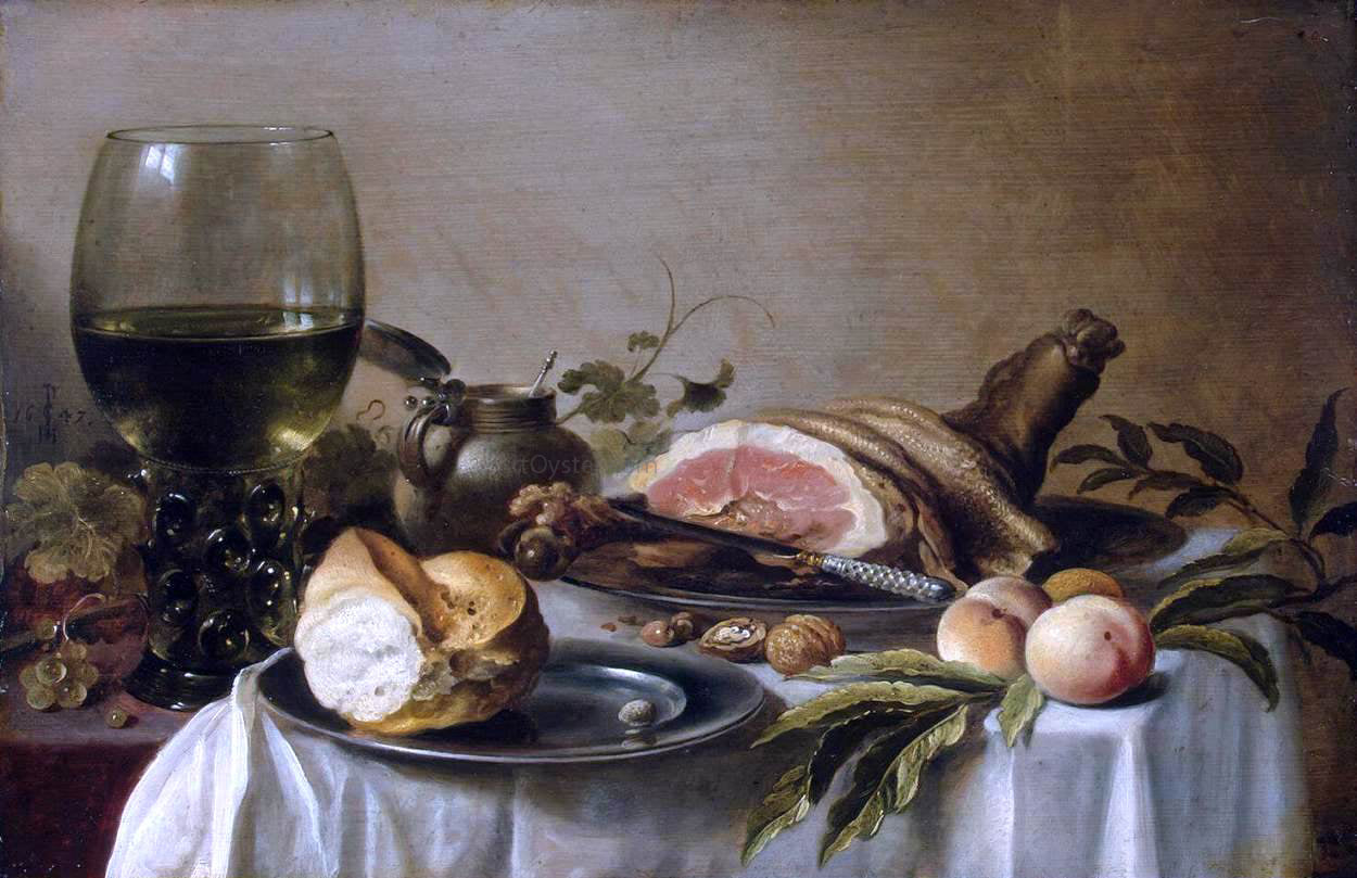  Pieter Claesz Still-Life - Canvas Print