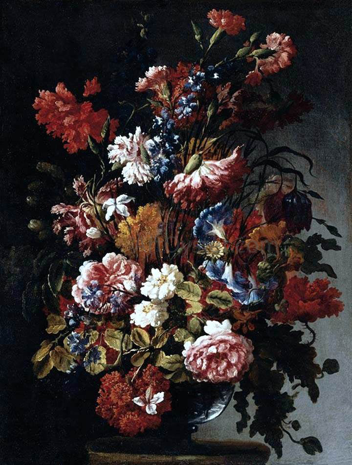  Paolo Porpora Still-Life of Flowers - Canvas Print