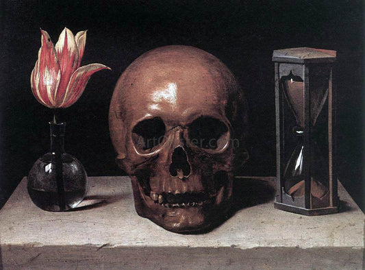  Philippe De Champaigne Still-Life with a Skull - Canvas Print