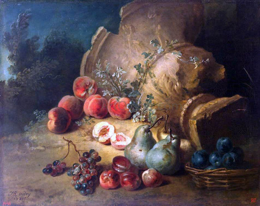  Jean-Baptiste Oudry Still-Life with Fruit - Canvas Print