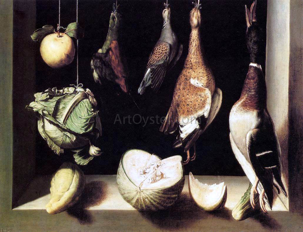  Juan Sanchez Cotan Still-Life with Game Fowl - Canvas Print