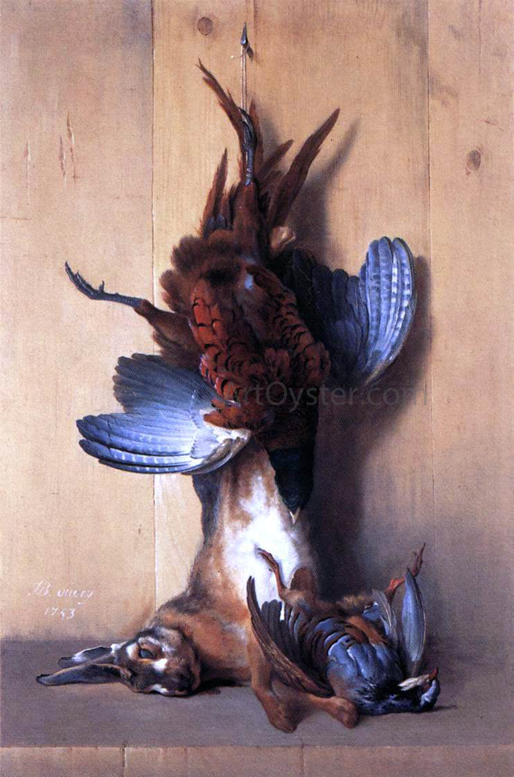  Jean-Baptiste Oudry Still-life with Pheasant - Canvas Print