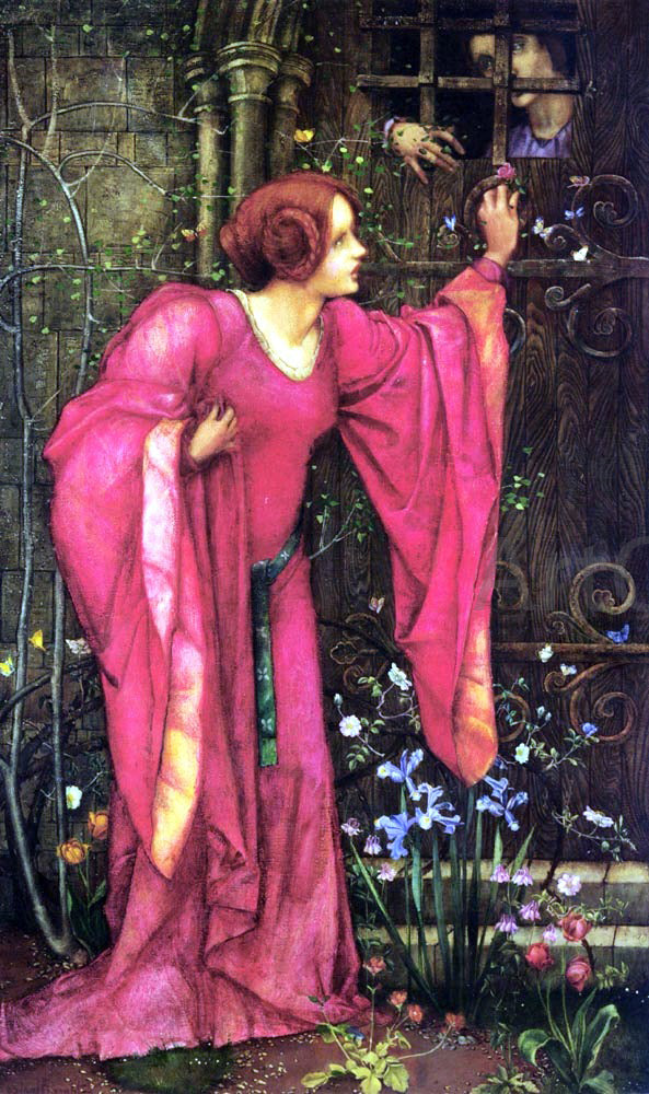  Edward Reginald Frampton Stone Walls Do Not A Prison Make, Nor Iron Bars A Cage - Canvas Print