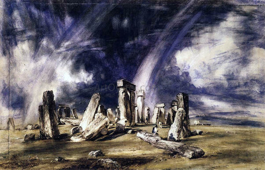  John Constable Stonehenge - Canvas Print