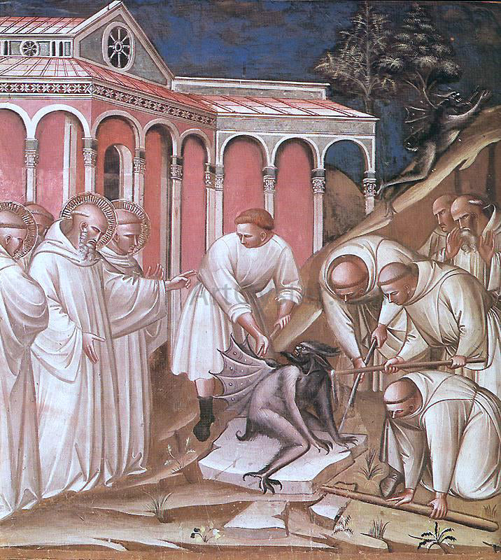  Spinello Aretino Stories from the Legend of St Benedict - Canvas Print