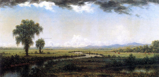  Martin Johnson Heade Storm Clouds over the New Jersey Marshes - Canvas Print