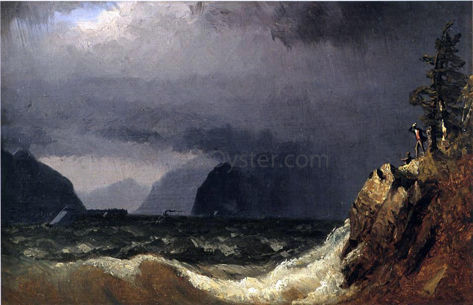  Sanford Robinson Gifford Storm King of the Hudson - Canvas Print