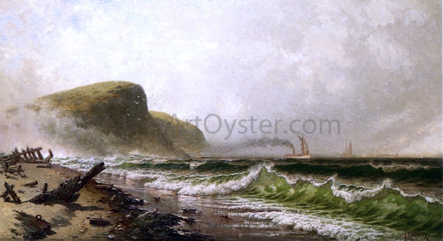  Alfred Thompson Bricher Stormy Seascape - Canvas Print