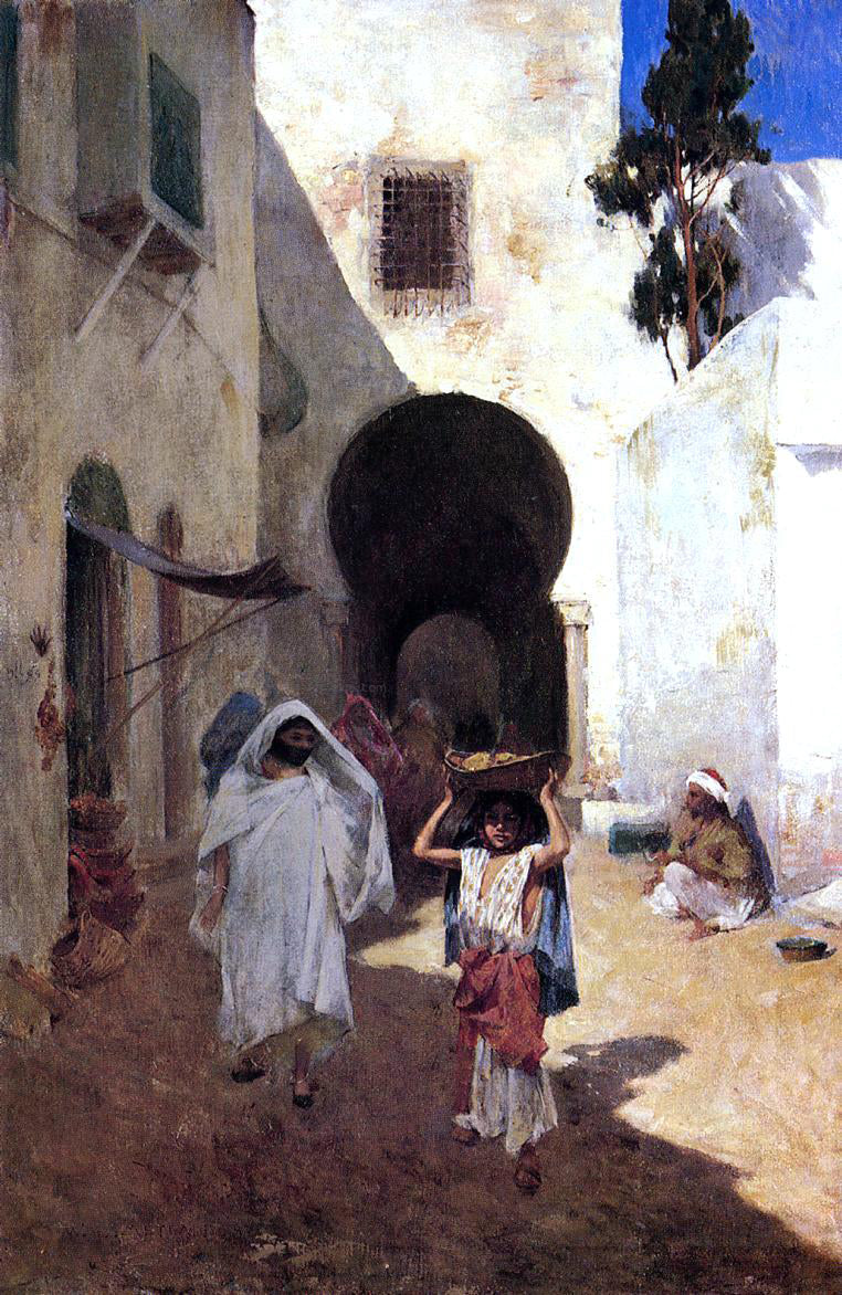  Willard Leroy Metcalf Street Scene, Tangiers - Canvas Print