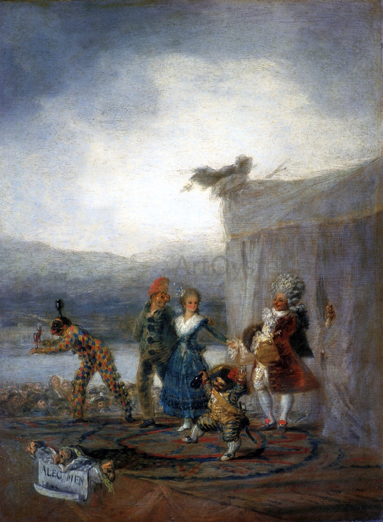  Francisco Jose de Goya Y Lucientes Strolling Players - Canvas Print