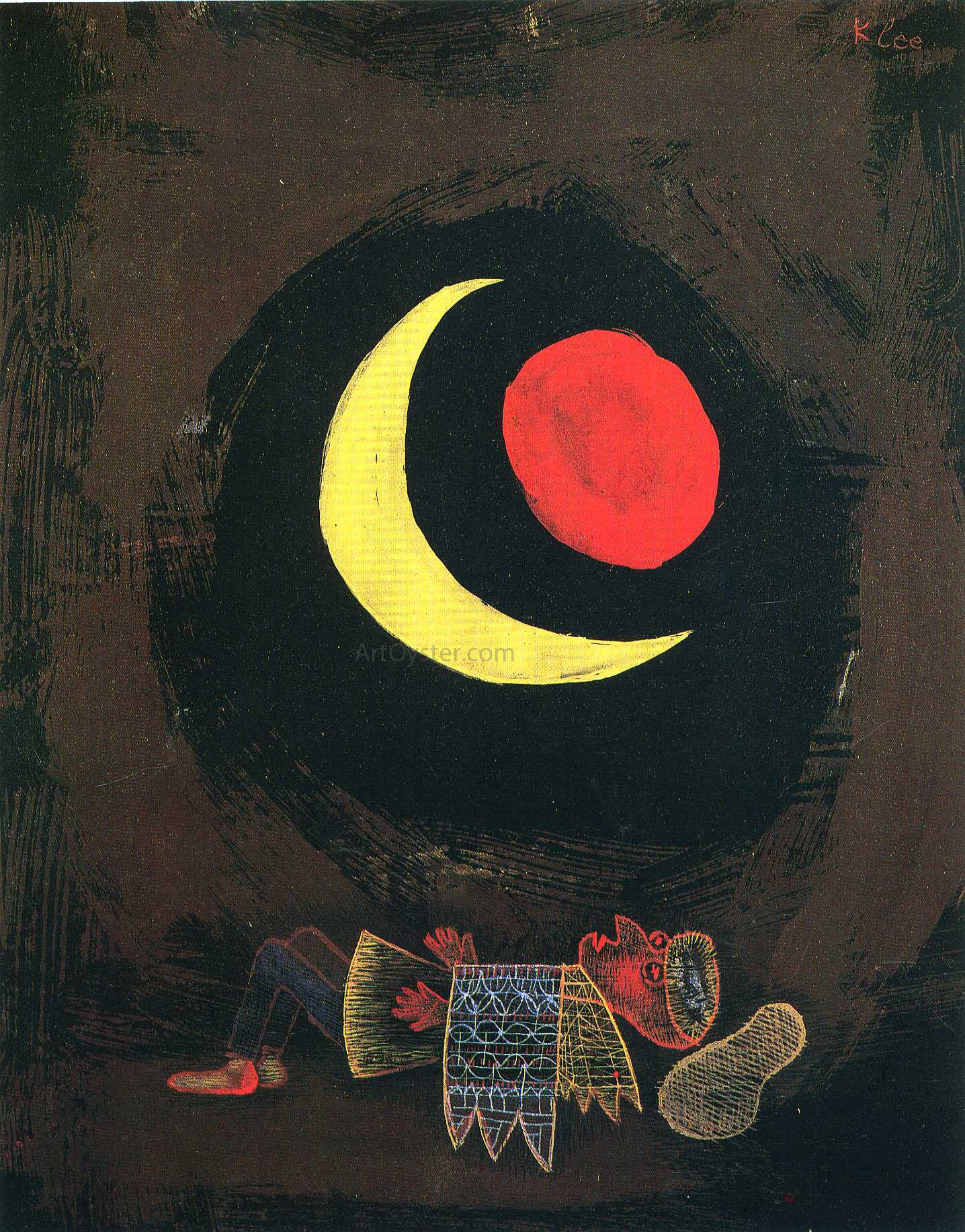  Paul Klee Strong Dream - Canvas Print