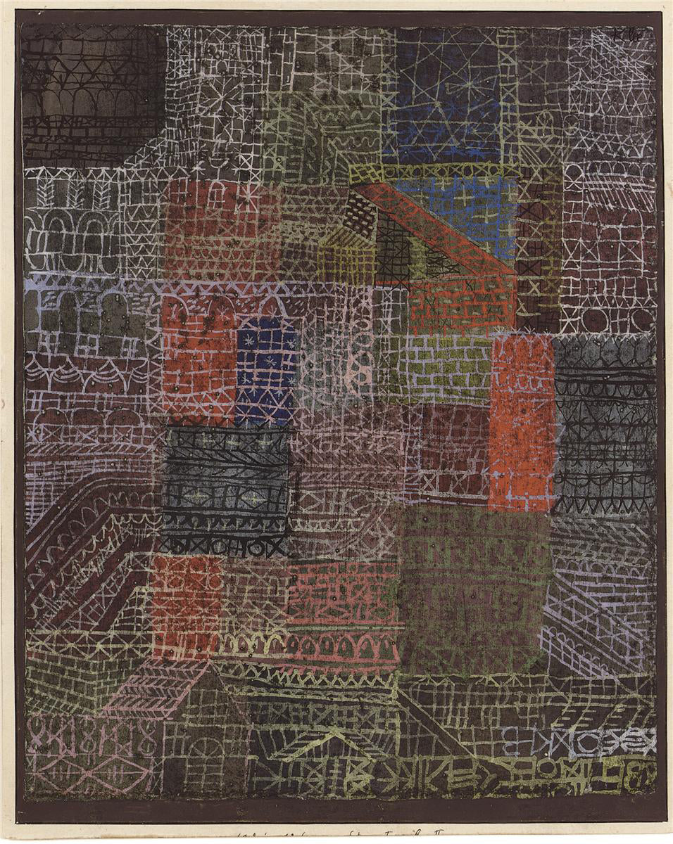  Paul Klee Structural II - Canvas Print