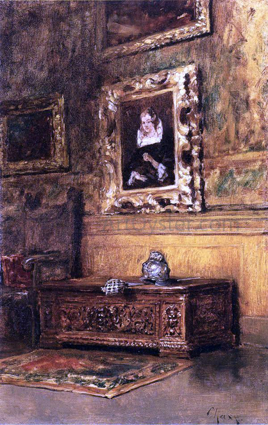  William Merritt Chase Studio Interior - Canvas Print