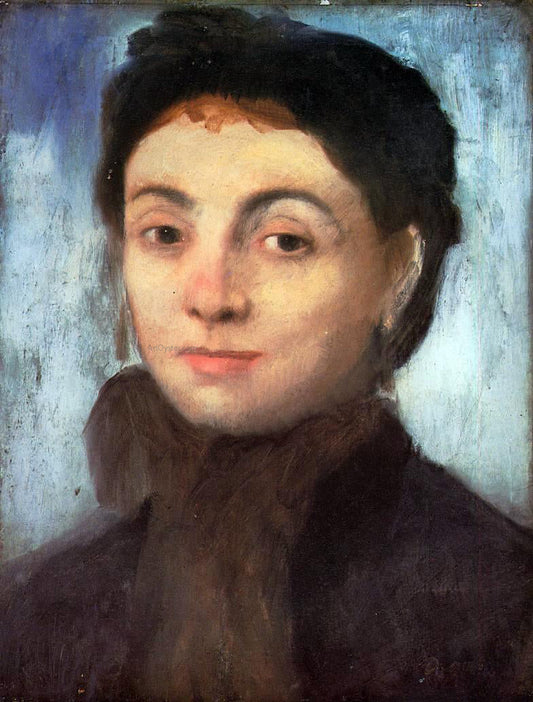  Edgar Degas Study for the Portrait of Josephine Gaujean - Canvas Print