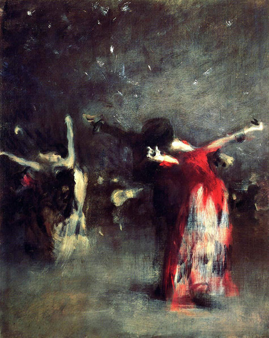  John Singer Sargent Study for 'The Spanish Dance' - Canvas Print