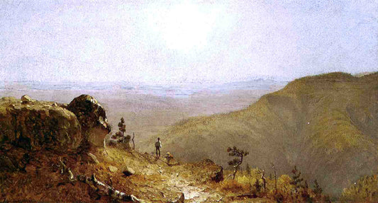  Sanford Robinson Gifford Study for "The View from South Mountain, in the Catskills" - Canvas Print