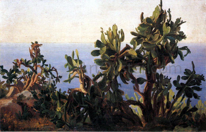  Thomas Fearnley Study of a Prickly Pear - Canvas Print