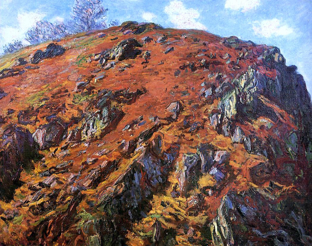  Claude Oscar Monet Study of Rocks (also known as Le Bloc) - Canvas Print