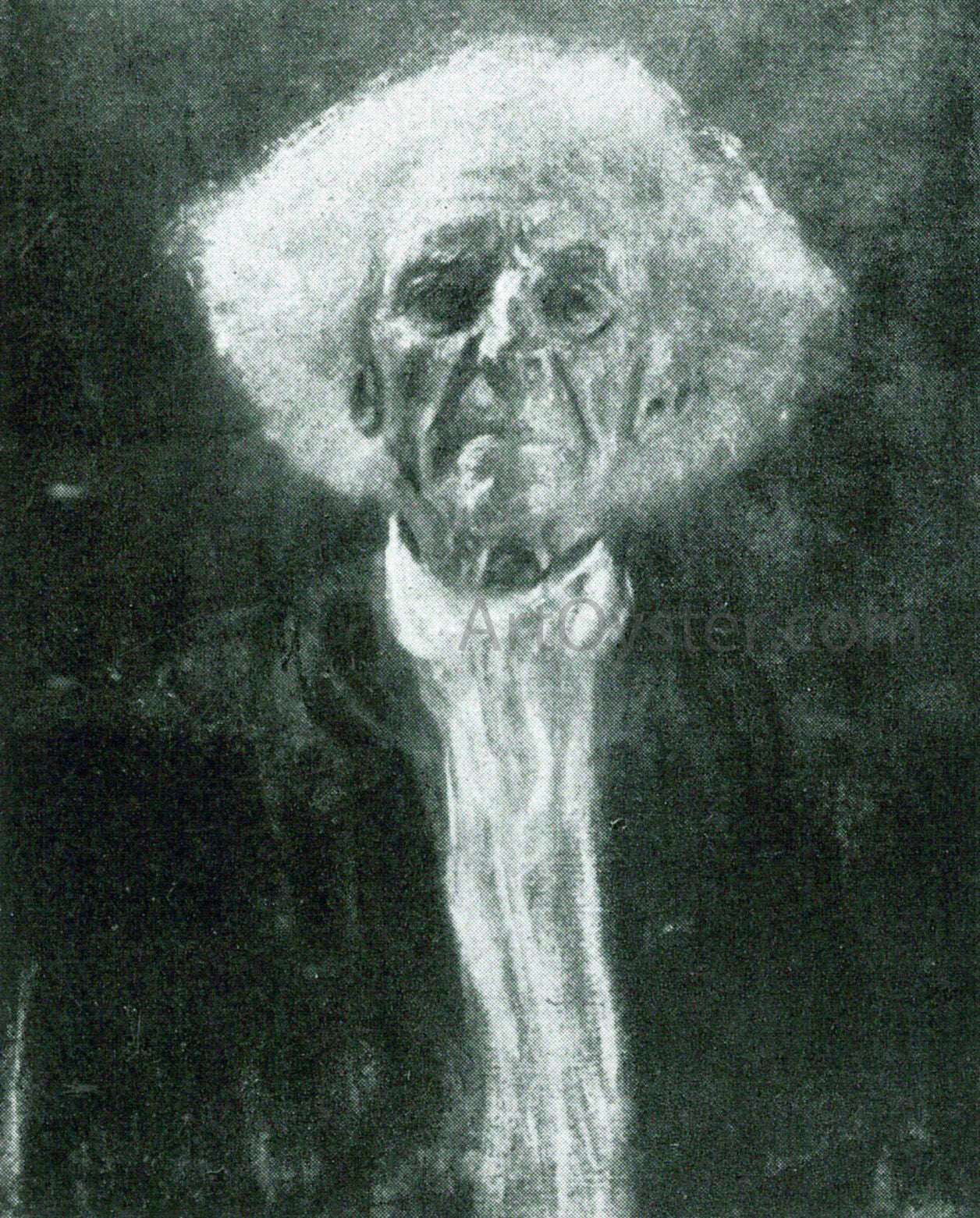  Gustav Klimt Study of the Head of a Blind Man - Canvas Print