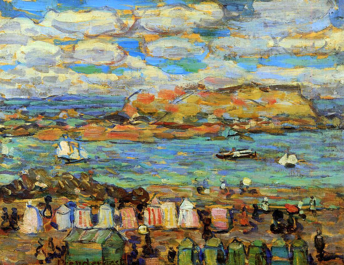  Maurice Prendergast Study, St. Malo. No 11 - Canvas Print