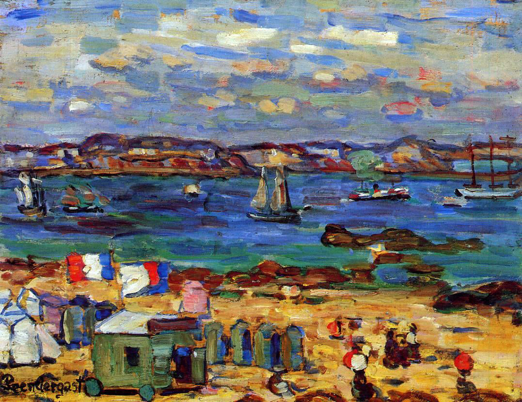  Maurice Prendergast Study, St. Malo, No. 12 - Canvas Print