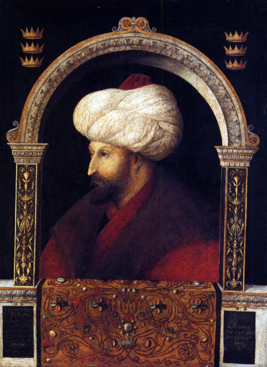  Giovanni Bellini Sultan Mehmet II - Canvas Print