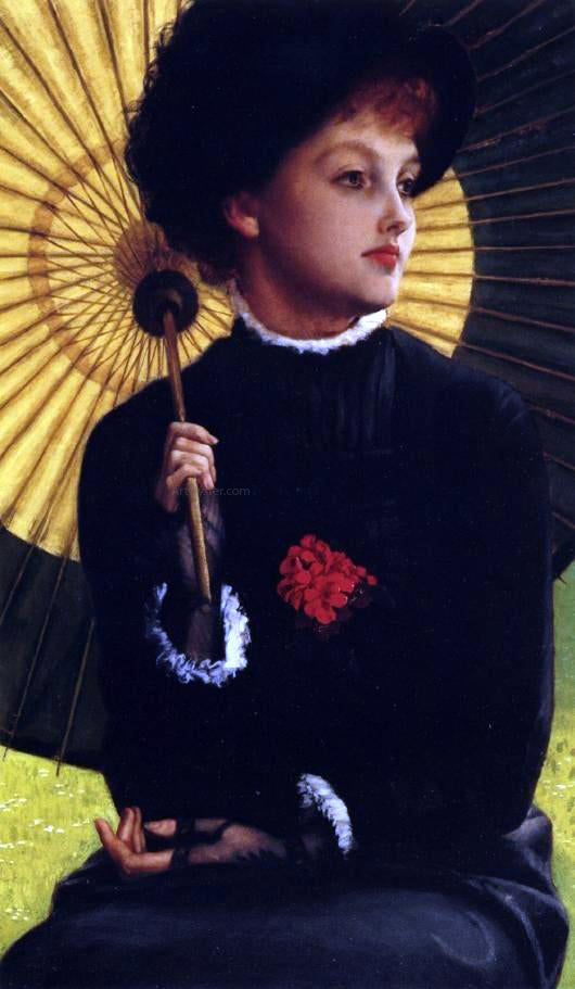  James Tissot Summer (also known as L'Ete) - Canvas Print