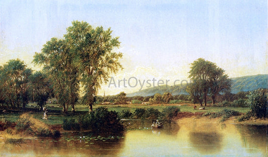  Henry Suydam Summer Afternoon by the River - Canvas Print