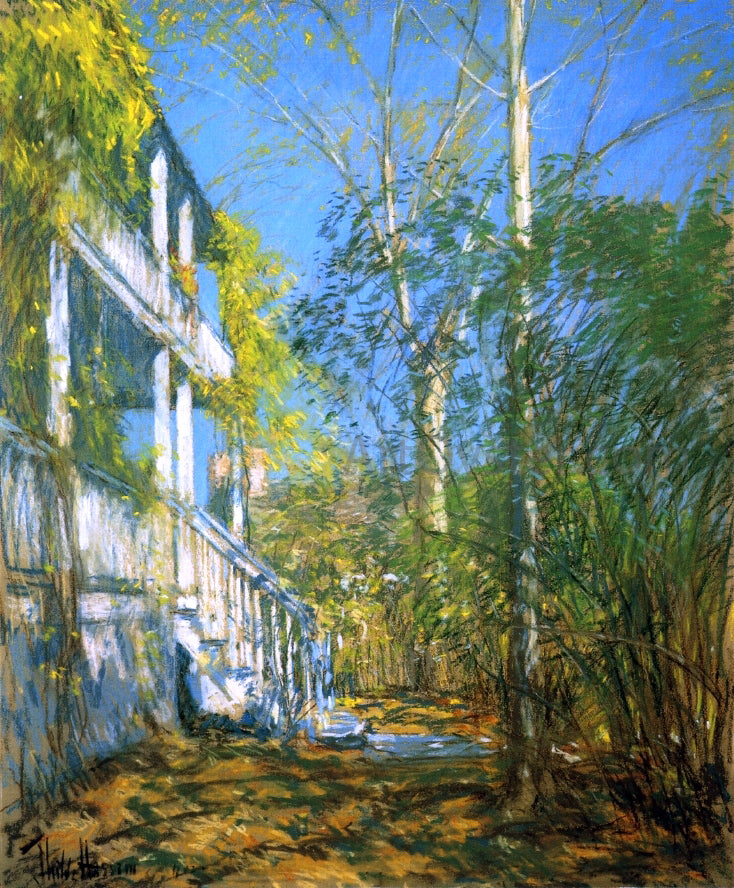  Frederick Childe Hassam Summer at Cos Cob - Canvas Print