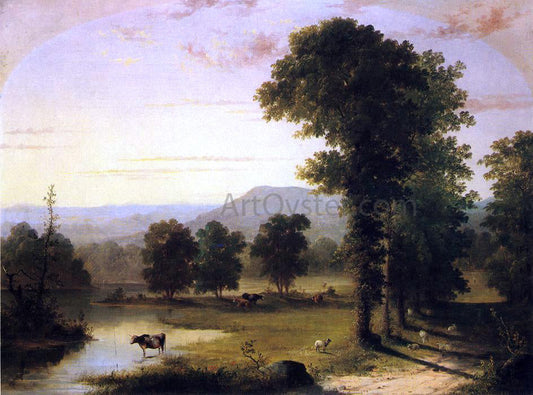  George Henry Durrie Summer Day on the River - Canvas Print