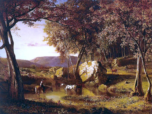  George Inness Summer Days - Canvas Print