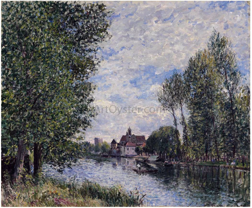  Alfred Sisley Summer in Moret - Canvas Print