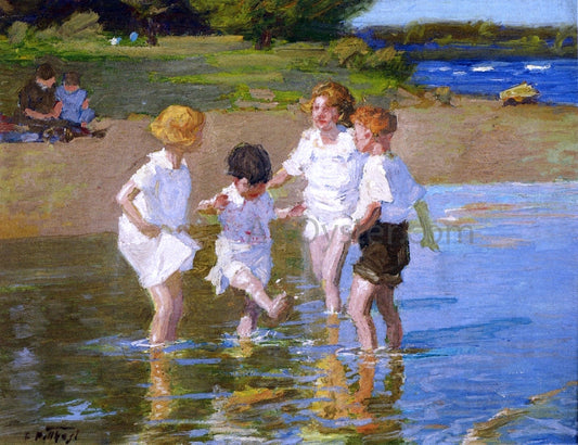  Edward Potthast Summer Joys - Canvas Print