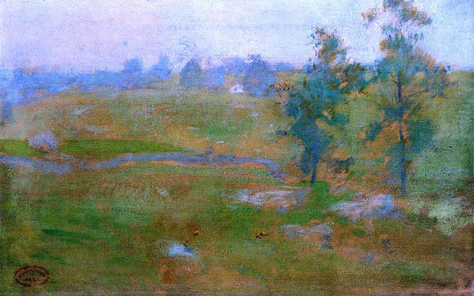  John Twachtman Summer Landscape - Canvas Print